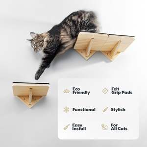 Escalier de <span class=keywords><strong>chat</strong></span> à mur Offre Spéciale cadre en bois massif hamac <span class=keywords><strong>pour</strong></span> <span class=keywords><strong>chat</strong></span> échelle d'escalade étagère de plate-forme sautante <span class=keywords><strong>pour</strong></span> <span class=keywords><strong>chat</strong></span> - Product Image 3