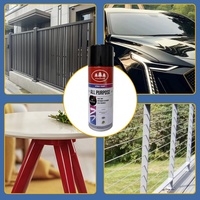 Peinture automobile OEM 400 ml, peinture en spray noire fluorescente, revêtement liquide