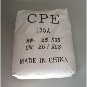 Chlorinated Polyethylene Raw Material CPE135A for <b>Plastic</b> PVC Products Chlorinated Polyethylene Resin CPE Impact Modifier CPE - Product Image 1