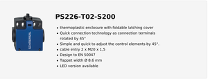 S-chmersal PS226-T02-S200 103015074 Interrupteur de position de sécurité d'origine en stock, haute qualité, avec borne de fin de course - Product Image 6