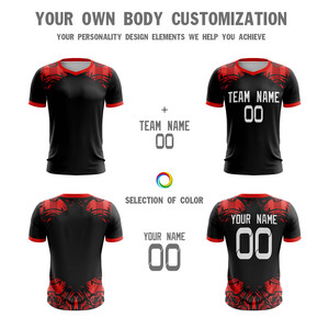 Maillot de football de l'équipe nationale 2627 version thaïlandaise, respirant, brodé, pour l'entraînement (Mbappé, Messi, Ronaldo) - Product Image 2
