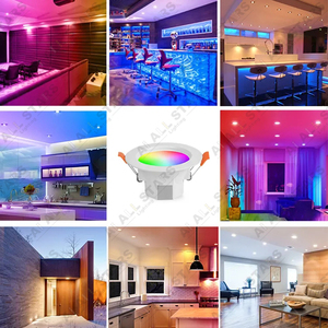 2,5 pulgadas 3,5 pulgadas 4 pulgadas inteligente RGBW Downlight trabajar con Smartthings <span class=keywords><strong>Alexa</strong></span> eco <span class=keywords><strong>Plus</strong></span> empotrada LED luces LED Downlight 5W 9W 12W - Product Image 6