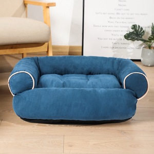 Cama para Mascotas, Sofá Rectangular de Fibra de Poliéster Suave, Lavable a Mano - Product Image 4