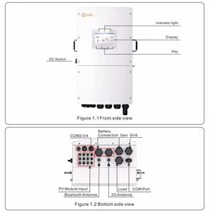 सोलिस S6-EH3P(29.9-50)K-H हाइब्रिड सौर इन्वर्टर उच्च दक्षता <span class=keywords><strong>mppt</strong></span> 30kw <span class=keywords><strong>40kw</strong></span> 50kw तीन चरण उच्च वोल्ट ऊर्जा भंडारण एसी - Product Image 4