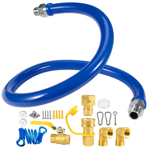 Kit de tubes pour cuisine commerciale Wansheng, système de sécurité 3/4 pouce pour équipement de cuisine - Product Image 1