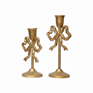 Bougeoir décoratif en métal Bougeoir élégant pour la décoration intérieure pour la décoration de la maison Support en gros - Product Image 1