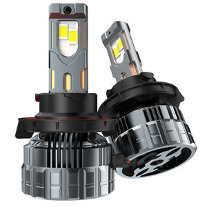 24V LED faros H4 H13 9004 9007 Auto aluminio LED lámpara 100W luz antiniebla delantera 6500K OEM/ODM conducción segura para universal - Product Image 1