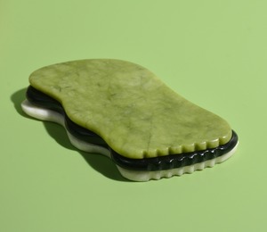 Jade Phoenix Gua Sha <span class=keywords><strong>Pierre</strong></span> de jade vert chinois, ascenseurs et souffles <span class=keywords><strong>Sculpteur</strong></span> de visage naturel - Product Image 5