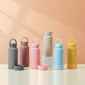 Nuevo diseño, tapa de bloqueo de boca ancha, vacío de doble pared, taza deportiva para gimnasio, botella de agua, acero inoxidable para beber - Product Image 2