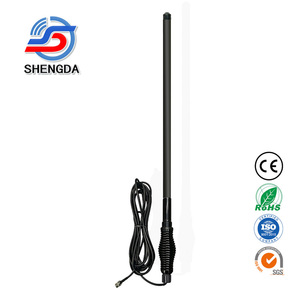 Antenna Fuoristrada 40cm 60cm 75cm 107cm 124cm, Antenna Decorativa per Auto Resistente con Molla a Cilindro da 5,5mm - Product Image 2