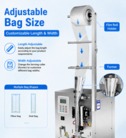 Machine d'emballage verticale automatique de petite taille pour bâtonnets glacés et sucettes glacées, contrôle PLC, acier inoxydable, haute précision