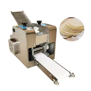 स्वचालित मिनी आटा टॉर्टिला मेकर अरबी पिटा ब्रेड डंपलिंग एम्पानाडा डिस्क रैपर आटा बनाने की मशीन
