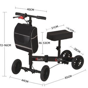 Scooter de Movilidad Plegable Jianghao Medical, Color Negro, Ayuda para Caminar para Personas Mayores y con Discapacidad - Product Image 2
