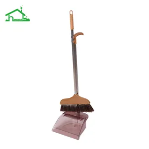 Wholesale Cleaning Products Plastic Broom and Dustpan Set Floor Cleaning Brooms & Dustpans Sweeper