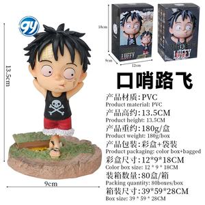 Statua Modello di Kid Luffy Sdraiato con Occhi a Stella e Faccia Arrabbiata in Un Unico Pezzo - Product Image 4