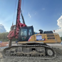 Foreuse de fondation SANY SR155 d'occasion, machine de forage rotative sur chenilles