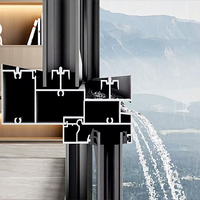 Ventanas Corredizas Horizontales de Aluminio con Doble Acristalamiento y Rotura de Puente Térmico, Estándar Europeo AS2047, para Diseño de Cocina