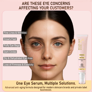 Suero Revitalizante para <span class=keywords><strong>Ojos</strong></span> <span class=keywords><strong>con</strong></span> Ginseng y <span class=keywords><strong>Retinol</strong></span> <span class=keywords><strong>de</strong></span> Marca Privada, Eliminador <span class=keywords><strong>de</strong></span> Ojeras, Tratamiento para Bolsas <span class=keywords><strong>de</strong></span> <span class=keywords><strong>Ojos</strong></span>, Hidratante, Antienvejecimiento, Cuidado <span class=keywords><strong>de</strong></span> los <span class=keywords><strong>Ojos</strong></span> - Product Image 2