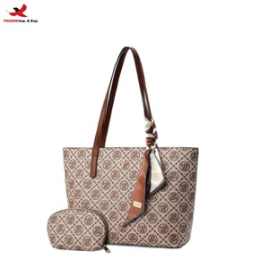 Women's Fashion PU <b>Leather</b> Tote <b>Bag</b> with Zipper Closure Casual <b>Soft</b> Handle Crossbody Shoulder Strap RTS Bulk Mixed Order - Product Image 1