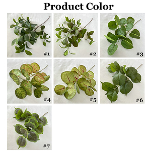 Cành lá hoa cẩm tú cầu nhân tạo chất lượng cao, tạo cảm giác như thật, trang trí nhà cửa, tiệc Phục Sinh, đám cưới, bàn ăn, hoa cẩm tú cầu xanh - Product Image 6