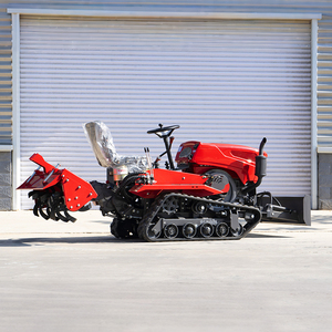 Mini-tracteur à chenilles, motoculteur rotatif, mini-tracteur agricole 35-100 CV avec dispositif de creusement - Product Image 3