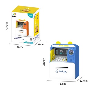 Hucha inteligente para niños con reconocimiento facial simulado Roll-in automático y <span class=keywords><strong>caja</strong></span> <span class=keywords><strong>de</strong></span> contraseña hecha <span class=keywords><strong>de</strong></span> plástico duradero - Product Image 5