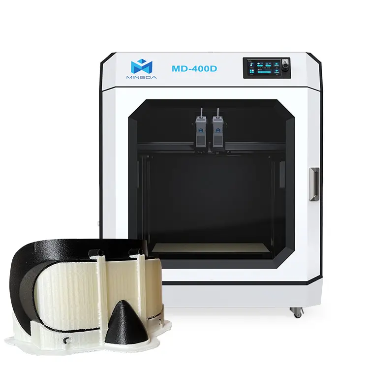 MD-400D idex special offer auto leveling 400*400*400mm multicolor 3d printer print 3D