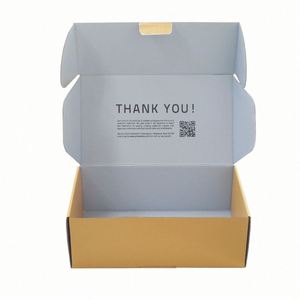Logotipo personalizado impreso <span class=keywords><strong>paquete</strong></span> plano plegable corrugado troquelado caja de envío - Product Image 4