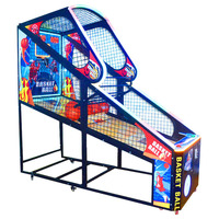 Machine de jeux de basket-ball de luxe de tir de rue d'arcade à pièces de vente chaude/meilleure machine de jeu de tir de basket-ball