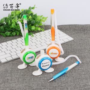 Penna Promozionale con Supporto per Banner Personalizzabile, Catena e Punta da 0,7mm con Inchiostro Nero/Blu - Product Image 2