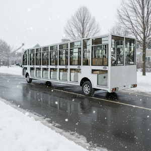 Bus électrique personnalisé à 23 places, norme Euro <span class=keywords><strong>8</strong></span>, autonomie de 100 km, pour le transport urbain et touristique - Product Image 1