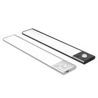 Iluminación Inalámbrica Magnética para Gabinetes, Barra LED Regulable Tipo-C, 3 CCT, Recargable, Delgada, de Pared, con Interruptor Táctil, Luz Moderna