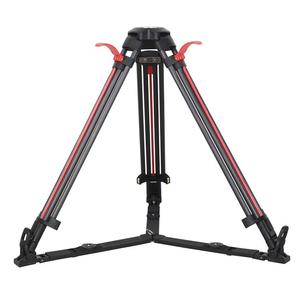 El más nuevo trípode de cámara <span class=keywords><strong>DSLR</strong></span> de bloqueo de un clic CCTV profesional Jiepai V6 con cabeza fluida - Product Image 5