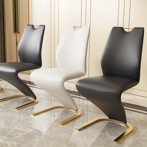 Juego de Mesa <span class=keywords><strong>y</strong></span> Sillas de Comedor de Lujo Moderno con Cubierta de Mármol, Estructura de Acero Inoxidable, Impermeable, Diseño Rectangular para 6 Personas - Product Image 5