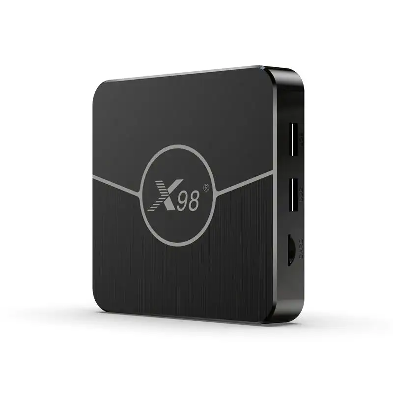 Factory X98 plus S905w2 Android 11 4k Tv Box Quad Core 2.4g/5g Wifi 100m Smart Set Top Box Media Player x98plus