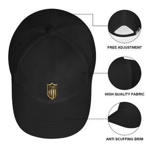 Cappellino da Baseball Regolabile a 6 Pannelli con Motivo a Fiocchi Sportivi in Poliestere 100% Edizione Oro - Per Tifosi di Calcio dell'Uruguay da Montevideo - Product Image 4