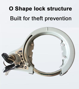 2023 O-Shape vélo serrure aluminium et acier inoxydable pêne dormant fer à cheval <span class=keywords><strong>crabe</strong></span> pinces nouvelles mesures de sécurité de vélo - Product Image 4
