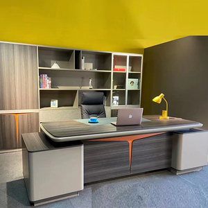 Meja kantor ergonomis, Meja direktur meja kantor mewah, Meja kantor eksekutif Modern bos meja - Product Image 1
