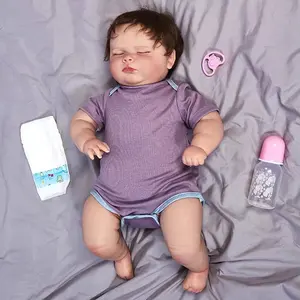 R&B 20 Inch Silicone Reborn Model Toy Baby Dolls That Look Like Real Babies Female Diy Alive Doll For Sale