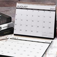 Kalender meja kustom Desktop siswa Notepad Memo disiplin mandiri perencana kartu hitung mundur ornamen kalender