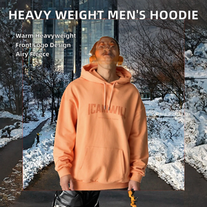 Sweat à capuche surdimensionné 5XL pour homme, 500 g/m², avec logo personnalisé, manches longues, épaules tombantes, coupe courte - Product Image 2