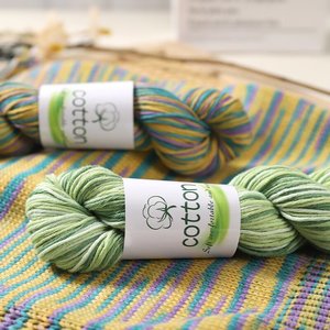 Sợi <span class=keywords><strong>cotton</strong></span> 100% siêu mềm, chỉ <span class=keywords><strong>cotton</strong></span> móc len tay 50g, dùng để đan áo len - Product Image 3