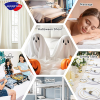 Draps de lit imperméables et durables, adaptés aux hôpitaux, disponibles en tailles simple, double et queen, vente en gros