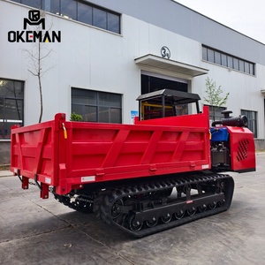 Nuevo Camión Volquete de Orugas de 5 Toneladas con Dirección Izquierda para Transporte en Ingeniería de Construcción Pesada, Mini Dumper de Orugas - Product Image 6