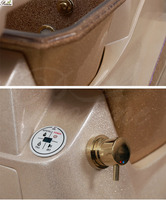 Fauteuil de pédicure moderne beige multifonctionnel électrique inclinable avec massage et bain de pieds pour salon de beauté des ongles