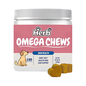 ODM/OEM Onega 3 pour chiens, complément nutritionnel pour animaux de compagnie, friandises à mâcher molles pour la peau, le pelage et le soutien des articulations - Product Image 1