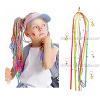 Shinein Papillon Crochet Perles Cheveux Poignets Accessoires Dreadlock Loc Bijoux Cheveux Tresse Anneau Charmes Pendentif pour Femmes Filles
