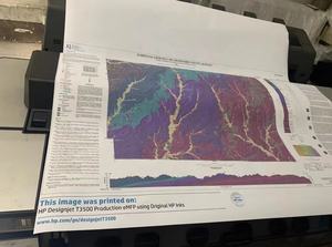 Imprimante à jet d'encre <span class=keywords><strong>A0</strong></span> remanufacturée pour <span class=keywords><strong>HP</strong></span> T3500 6 couleurs 36 ''imprimante tout-en-un traceur grand format - Product Image 4