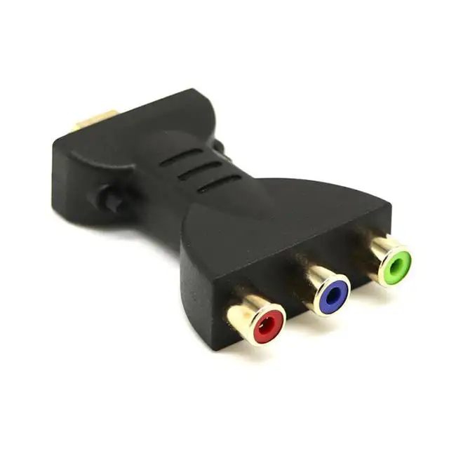 Farkarena konverter konektor HDMI pria ke 3RCA Female