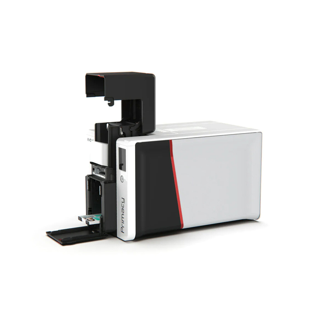 Desktop PVC Card Printer with Thermal Dual Single Side Printing Feeder Lamination Free SDK Support Biometric Card Issuance